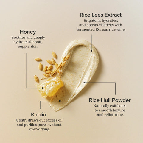 Ground Rice and Honey Glow Mask